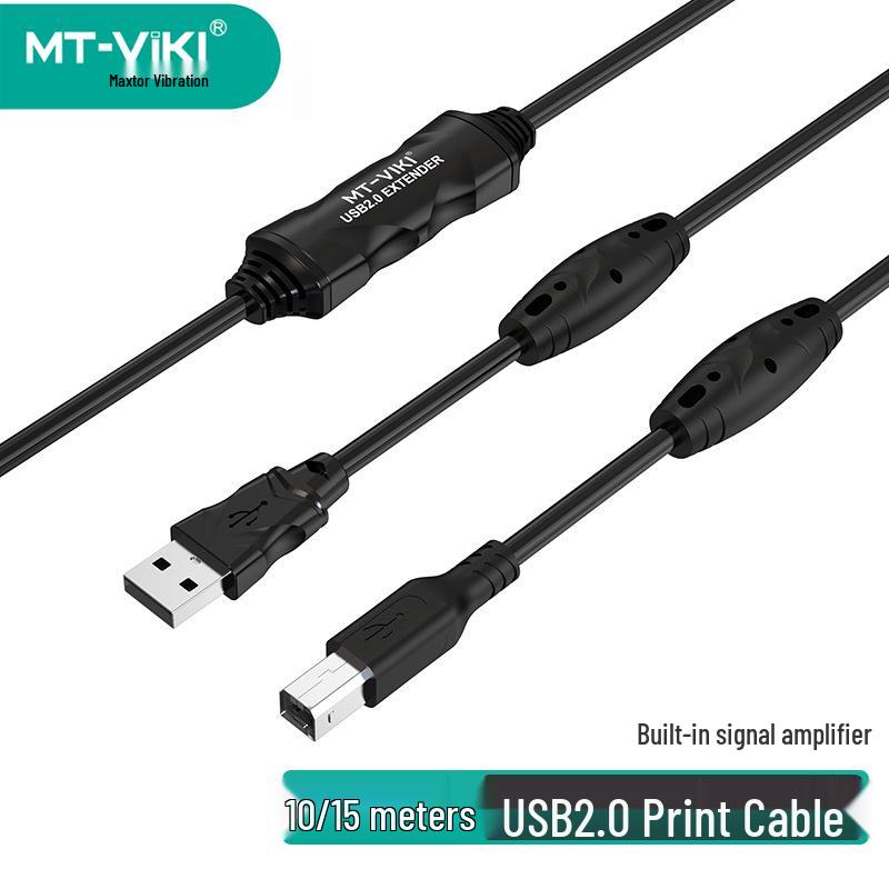 Maitowey USB 2.0 Printer Cable with Chip Amplifier, 10m/15m 10 meters
Maitowey USB 2.0 Printer Cable with Chip Amplifier, 10m/15m 10 meters