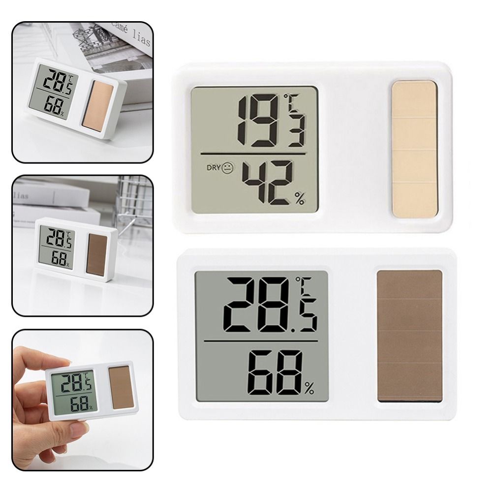 2Pcs Digital LCD Display Temperature Humidity Meter Digital Thermometer Hygrometer Bedroom 5*3CM
2Pcs Digital LCD Display Temperature Humidity Meter Digital Thermometer Hygrometer Bedroom 5*3CM