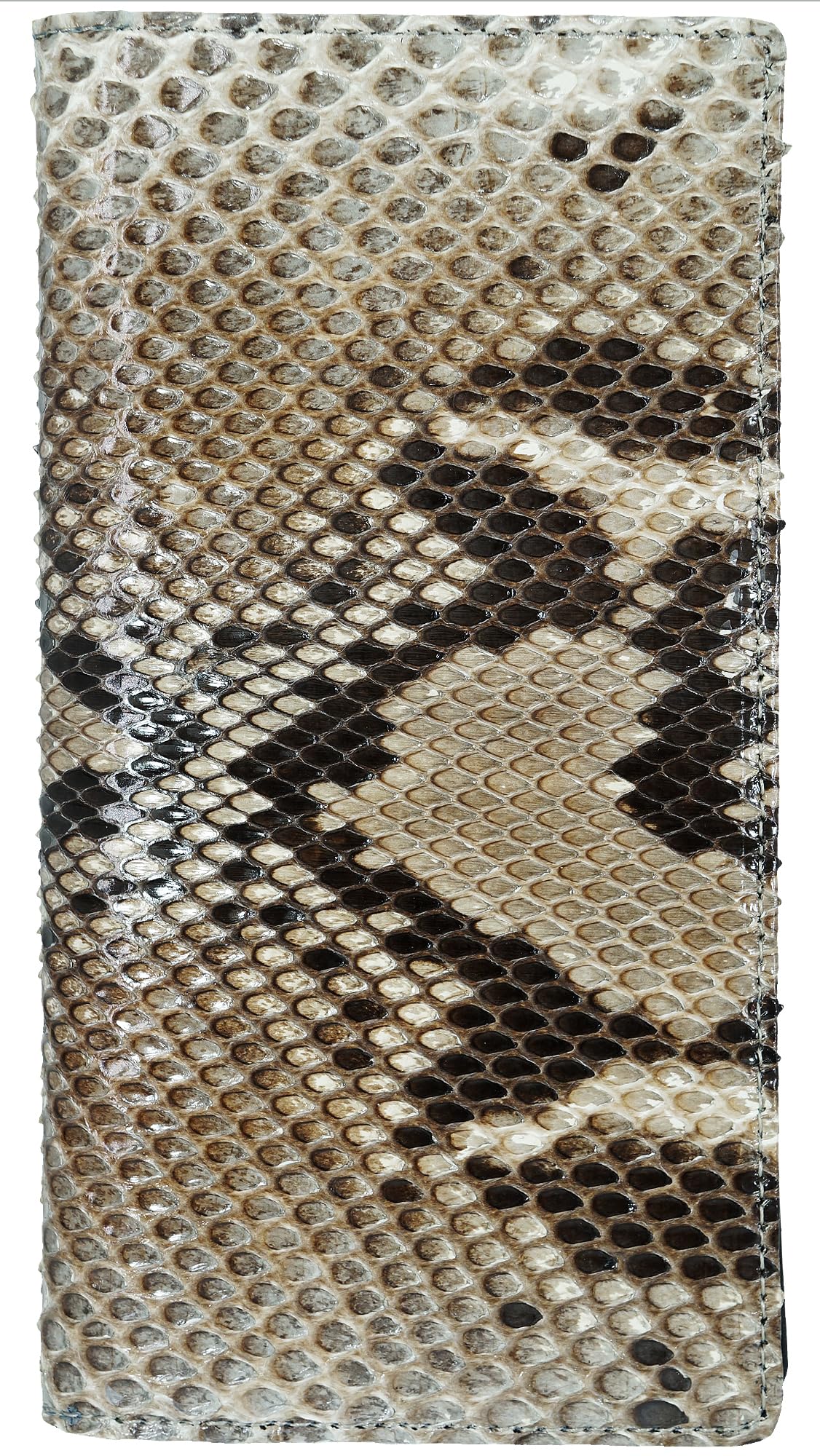Natural, Japanese-made, genuine snakeskin long wallet for men and women. Made from a single piece of genuine leather. Features include a coin purse,
Natural, Japanese-made, genuine snakeskin long wallet for men and women. Made from a single piece of genuine leather. Features include a coin purse,