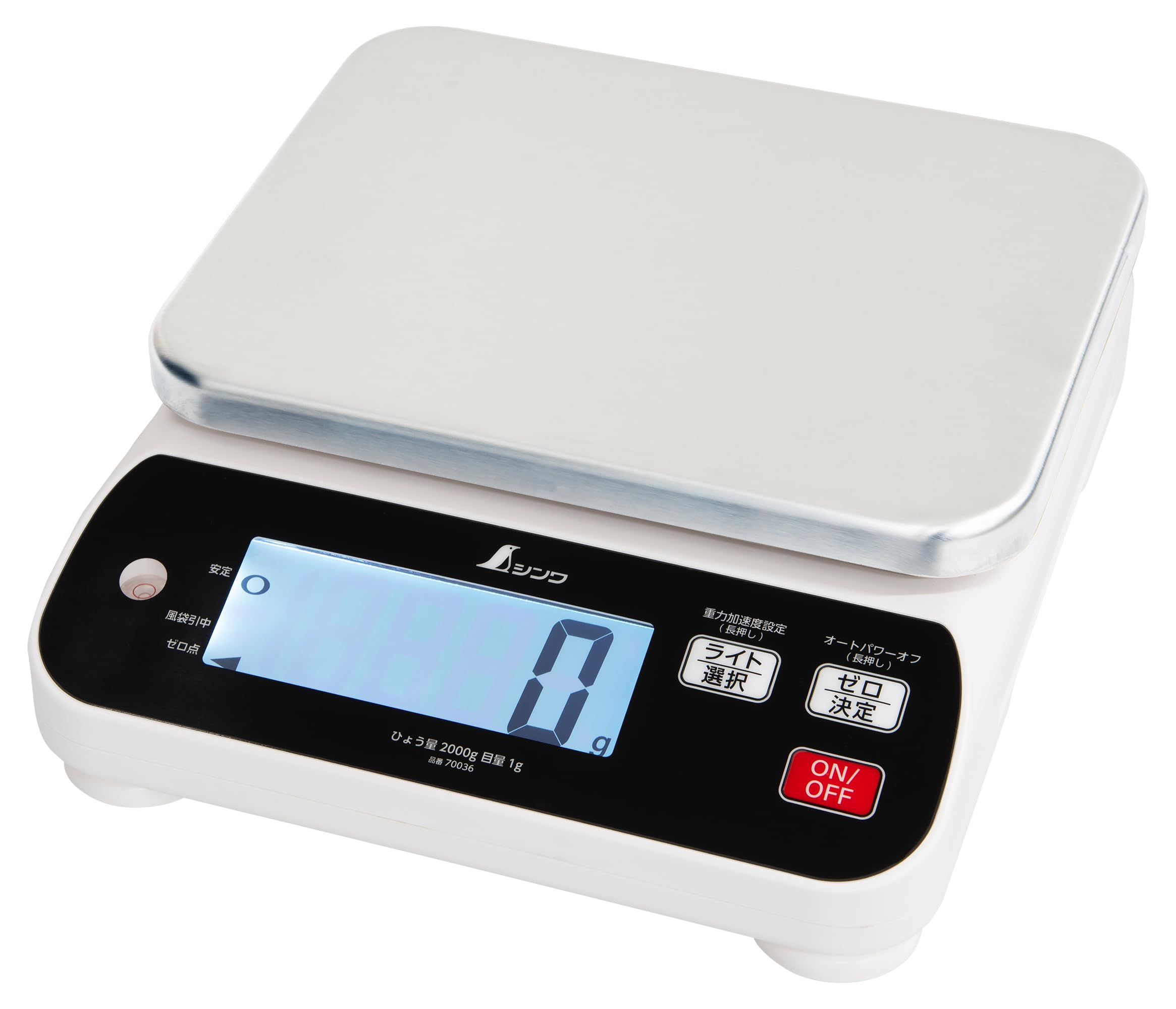 Shinwa Sokutei Digital Scale WP Dustproof and Waterproof For Certificates 2000g 70036 Non-Transaction
Shinwa Sokutei Digital Scale WP Dustproof and Waterproof For Certificates 2000g 70036 Non-Transaction