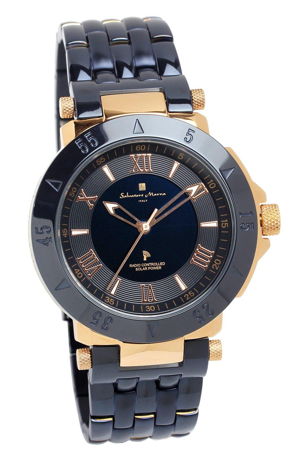 Salvatore Marra Royal Blue Radio Wave Solar Wristwatch SM18112SS-PGBL Men s Stainless Steel
Salvatore Marra Royal Blue Radio Wave Solar Wristwatch SM18112SS-PGBL Men s Stainless Steel