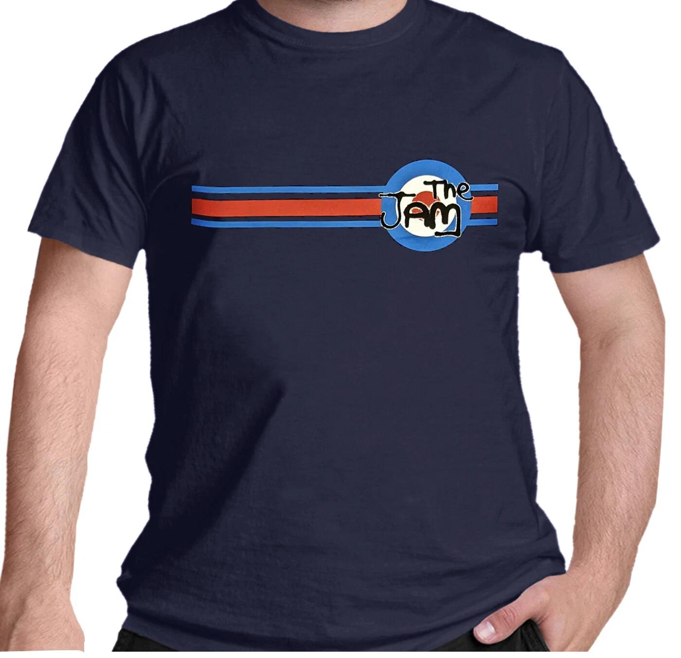 Navy Blue Official The Jam Stripe and Target T Shirt New Mod Small 3XL
Navy Blue Official The Jam Stripe and Target T Shirt New Mod Small 3XL