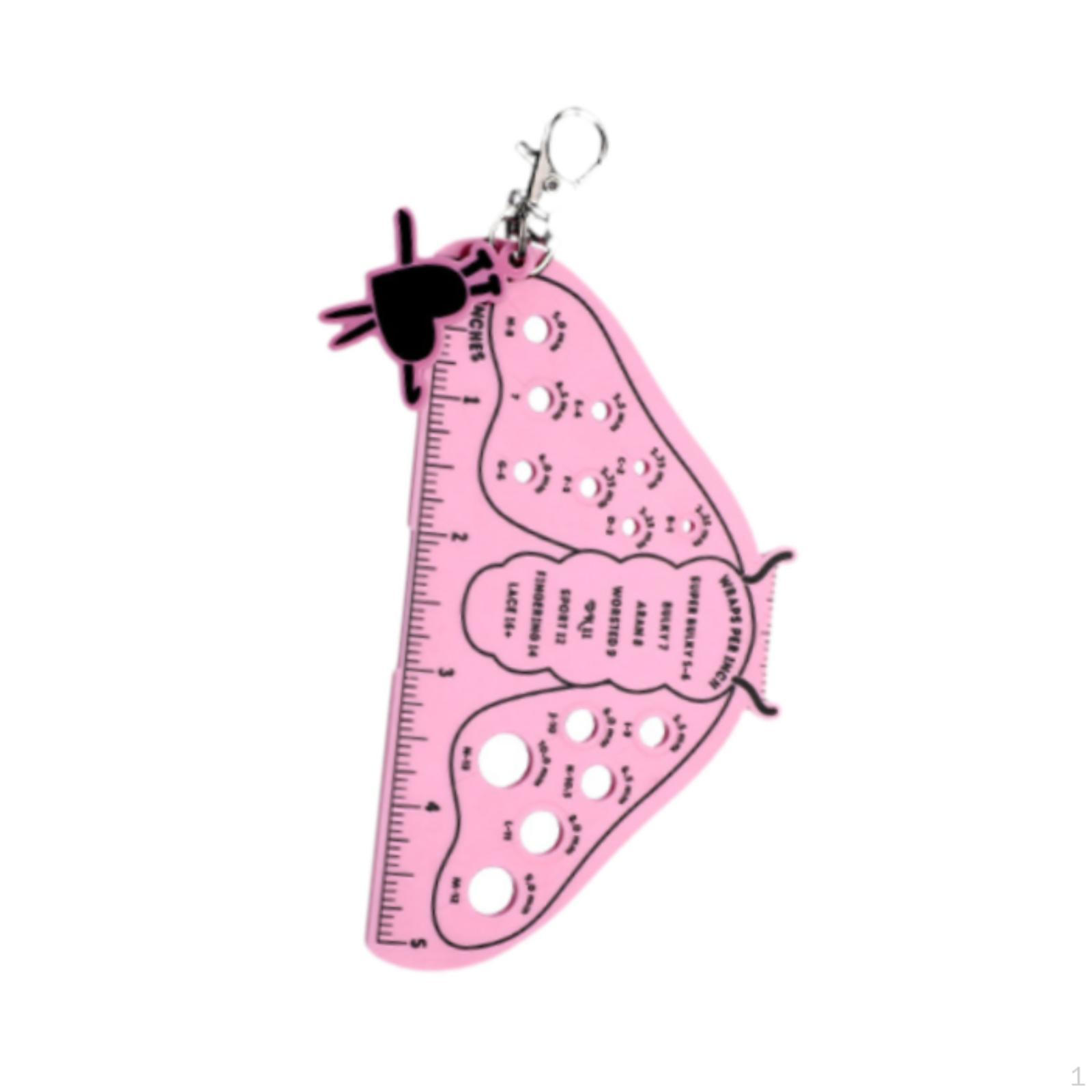 Crochet Hook Measurement Tool for Crafting Butterfly
Crochet Hook Measurement Tool for Crafting Butterfly