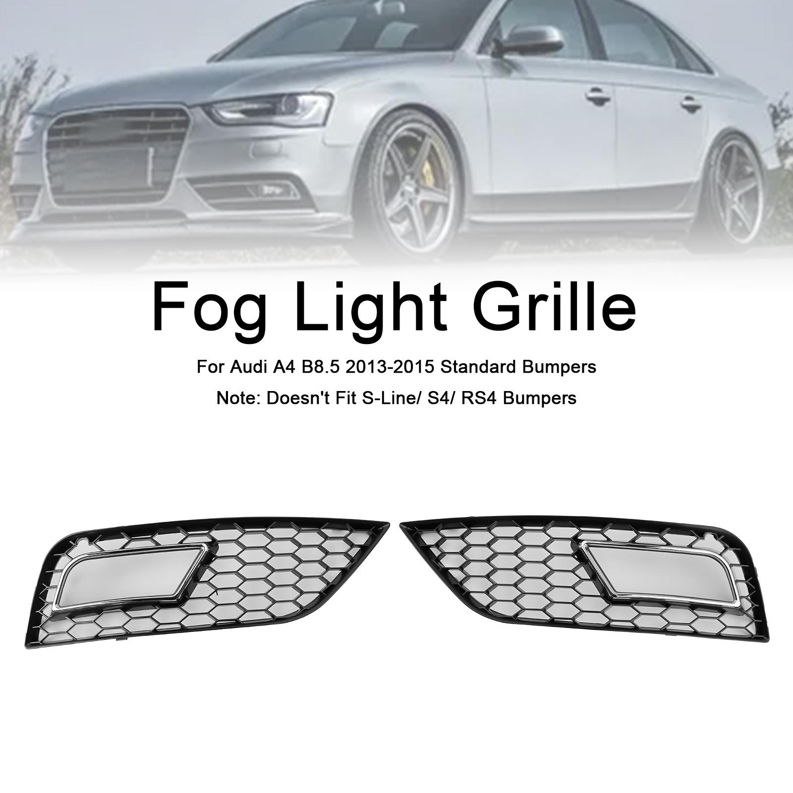 Honeycomb Style Fog Light Cover Fit A4 B8.5 2013-2015 Standard Bumper
Honeycomb Style Fog Light Cover Fit A4 B8.5 2013-2015 Standard Bumper