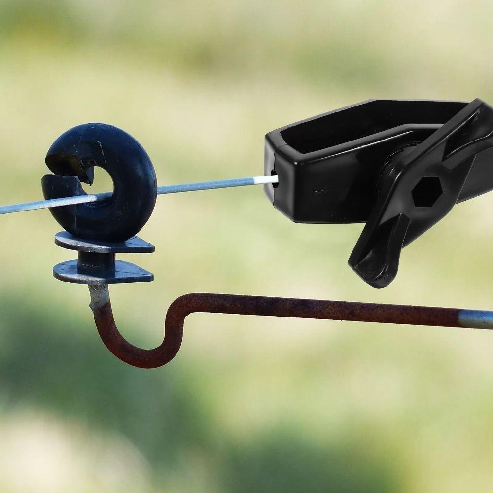 New Plastic Wire Tightener Black Portable Electric Fence Tightener Wire Buckle Farm 4 inches
New Plastic Wire Tightener Black Portable Electric Fence Tightener Wire Buckle Farm 4 inches