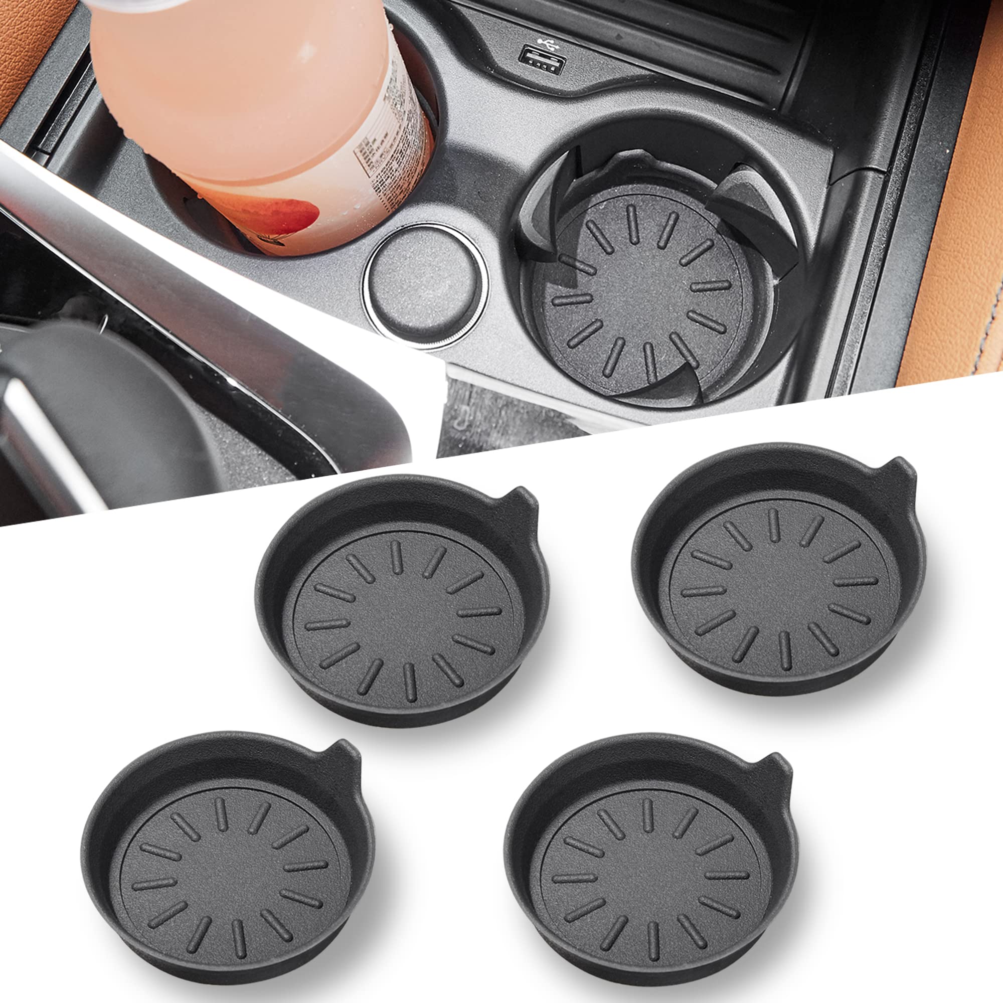 WINKA Car Cup Holder Coasters, Universal Silicone Coasters for Cup Holders, 4 Car Cup Holder Coasters
WINKA Car Cup Holder Coasters, Universal Silicone Coasters for Cup Holders, 4 Car Cup Holder Coasters