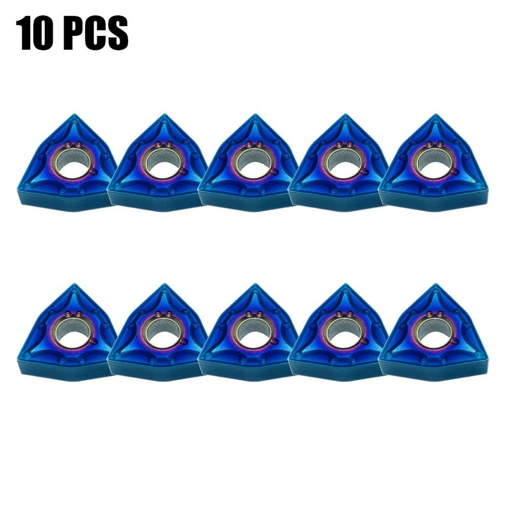 10X HRC45 Blue For NANO WNMG080408 Lathe Turning Tools Carbide Insert Milling Cutter 
10X HRC45 Blue For NANO WNMG080408 Lathe Turning Tools Carbide Insert Milling Cutter