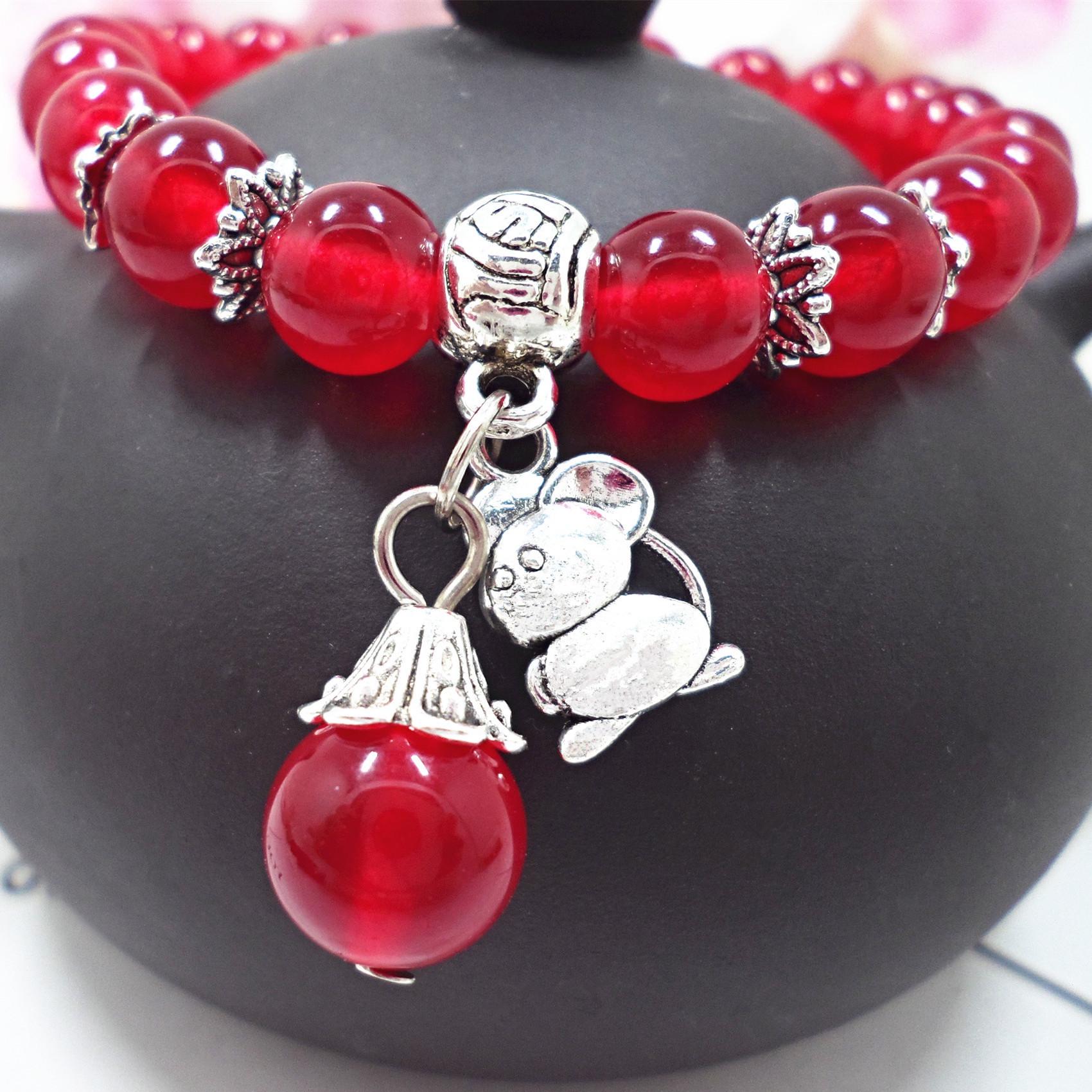 Аметистовый халцедоновый браслет с подвеской в виде ваджры-колокольчика - Украшения ручной работы из бусин для женщин
Аметистовый халцедоновый браслет с подвеской в виде ваджры-колокольчика - Украшения ручной работы из бусин для женщин