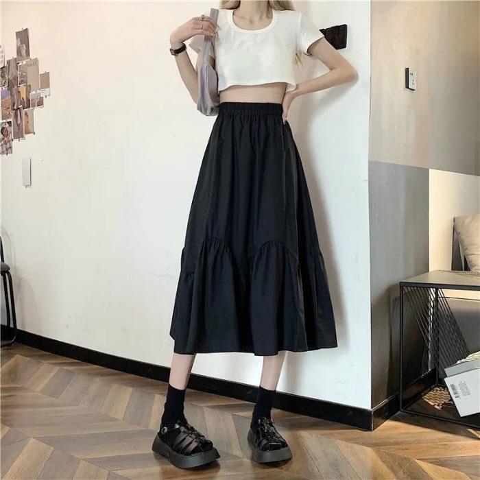 Summer new high waist loose and thin umbrella skirt pure desire wind skirt white a word medium and long skirt women 2XL
Summer new high waist loose and thin umbrella skirt pure desire wind skirt white a word medium and long skirt women 2XL