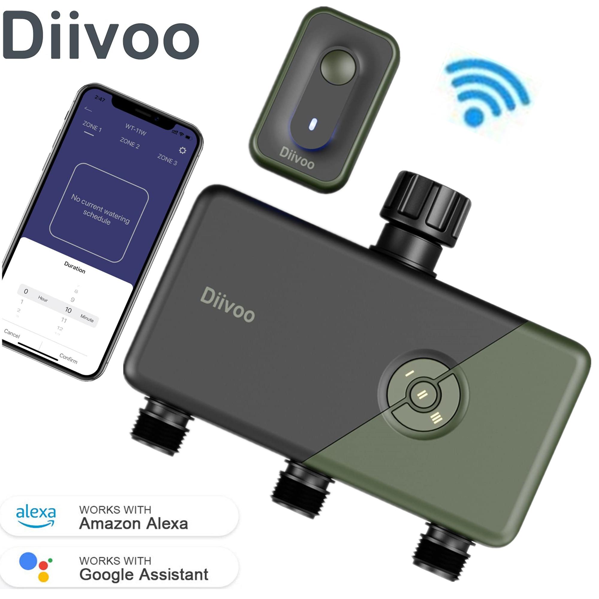 Diivoo 1/3 зоны садовый Wi-Fi таймер воды Wi-Fi автоматический контроллер капельного орошения водяной клапан садовая автоматическая система полива
Diivoo 1/3 зоны садовый Wi-Fi таймер воды Wi-Fi автоматический контроллер капельного орошения водяной клапан садовая автоматическая система полива