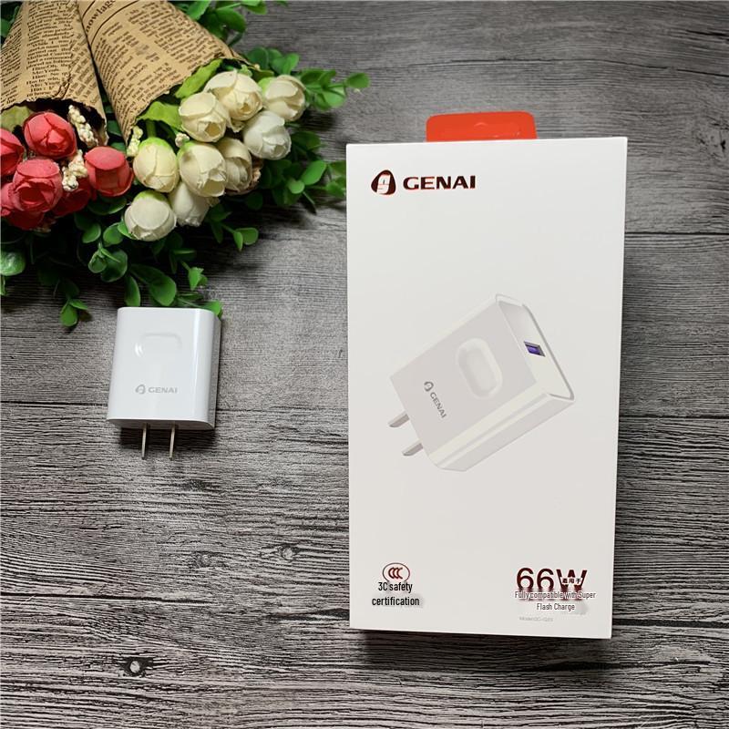 GeNa GC-Q23 66W 3C Certified Fast Charger Set for Type-C Android with Flash Charge Compatibility
GeNa GC-Q23 66W 3C Certified Fast Charger Set for Type-C Android with Flash Charge Compatibility