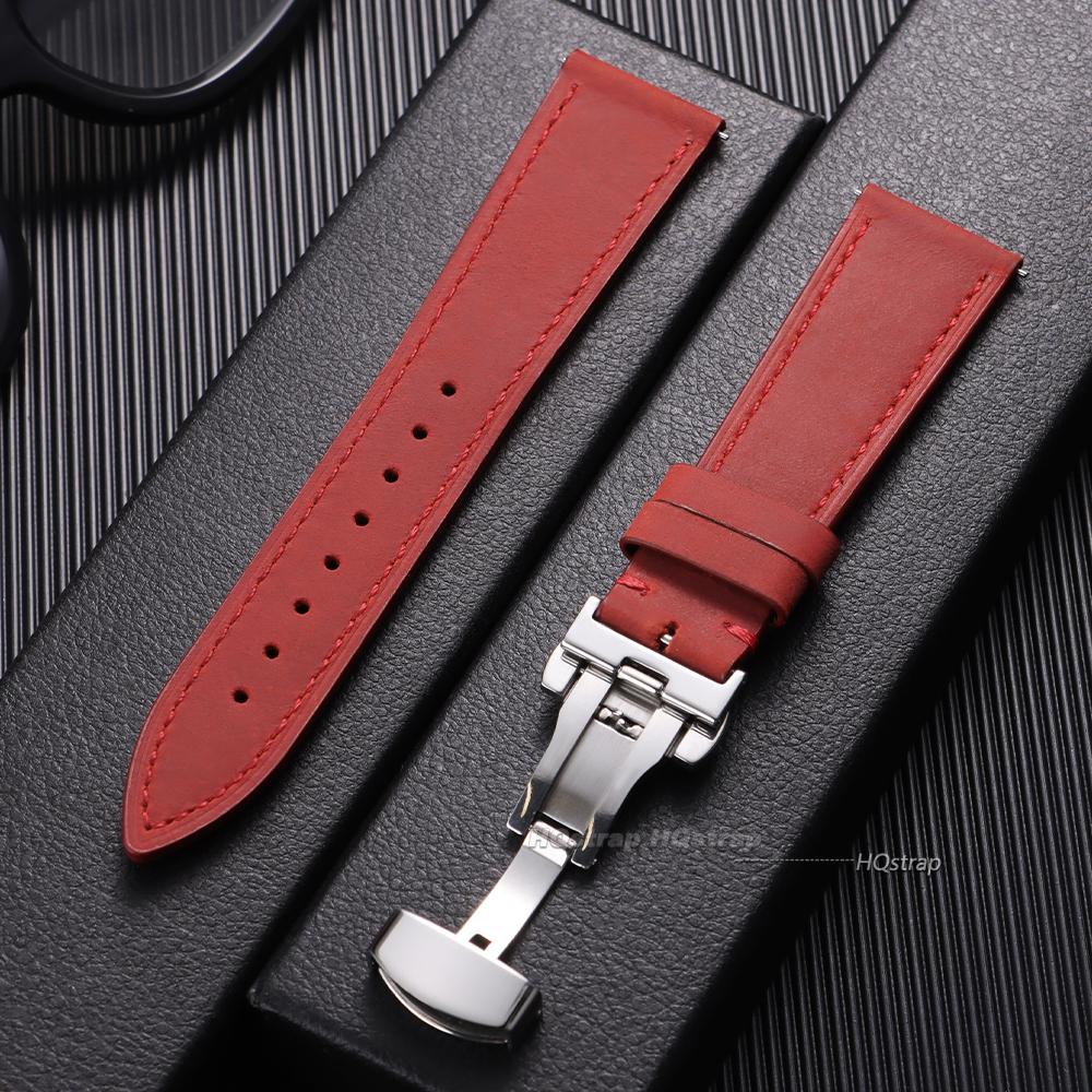 Cowhide Watch Strap for Seiko for Omega Quick Release Wrist Band 18mm 19mm 20mm 21mm 22mm 24mm Butterfly Buckle Leather Bracelet 21mm
Cowhide Watch Strap for Seiko for Omega Quick Release Wrist Band 18mm 19mm 20mm 21mm 22mm 24mm Butterfly Buckle Leather Bracelet 21mm