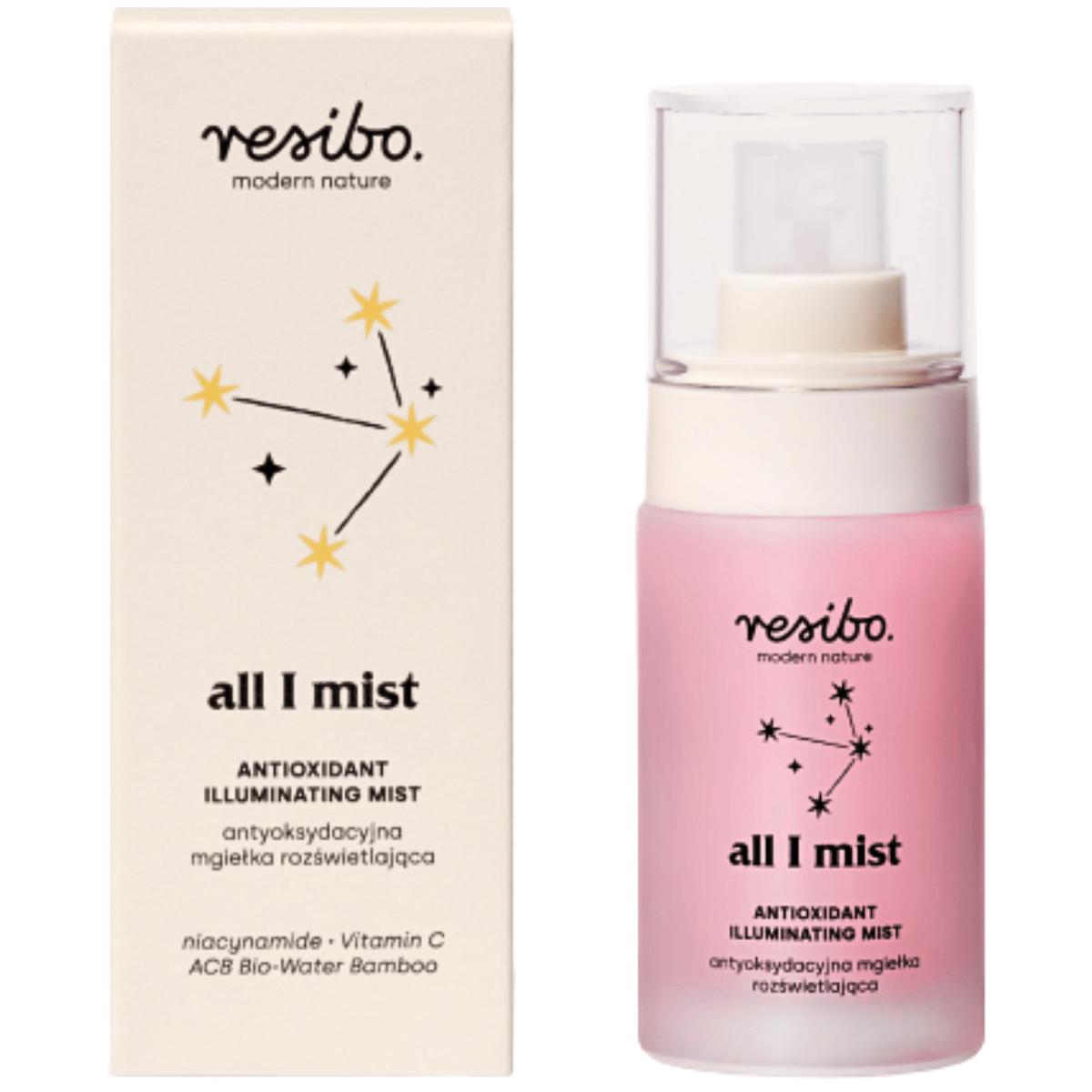 Resibo ALL I MIST Antioxidant Illuminating Mist 30 ml - antyoksydacyjna mgiełka rozświetlająca
Resibo ALL I MIST Antioxidant Illuminating Mist 30 ml - antyoksydacyjna mgiełka rozświetlająca