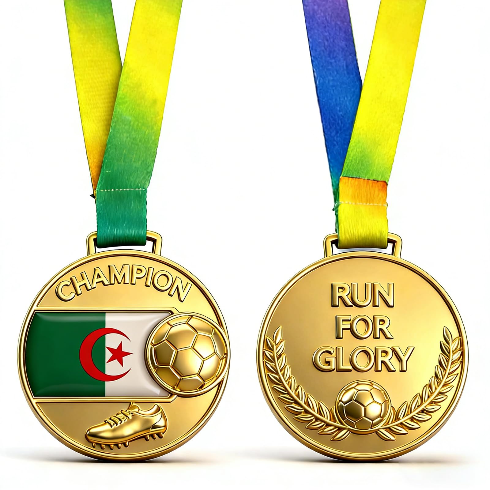 Soccer Medal for Men Women Sports Jewelry Gift for Football Fans Golden Champlon Medal for Fans Accessory Soccer Party Favors Flag
Soccer Medal for Men Women Sports Jewelry Gift for Football Fans Golden Champlon Medal for Fans Accessory Soccer Party Favors Flag