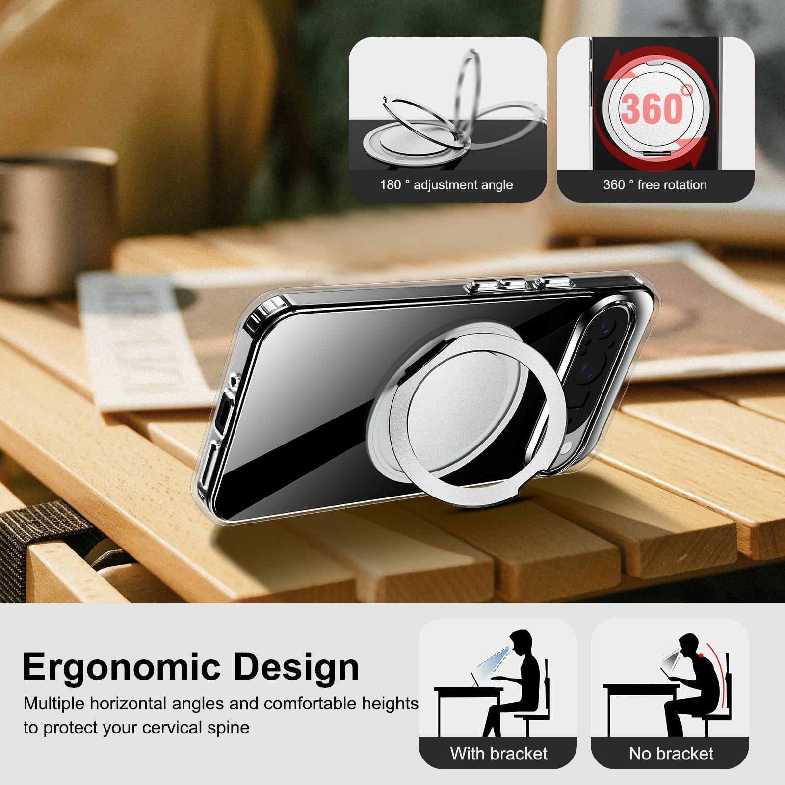 For Google Pixel 9 Pro/Pixel 9 Magnetic Case Rotary Kickstand TPU PC Clear Phone Back Cover A
For Google Pixel 9 Pro/Pixel 9 Magnetic Case Rotary Kickstand TPU PC Clear Phone Back Cover A