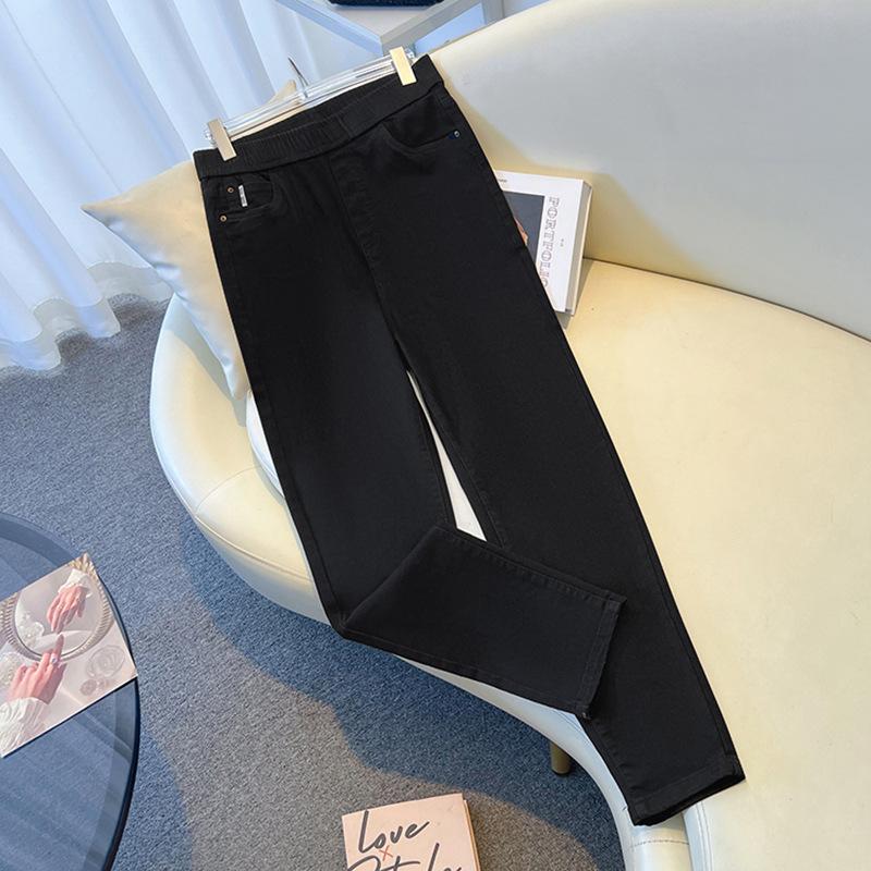 Plus Size High Waist Elastic Jeans for Women - Casual Spring Pencil Pants 9XL for 260-300 jin чорний
Plus Size High Waist Elastic Jeans for Women - Casual Spring Pencil Pants 9XL for 260-300 jin чорний
