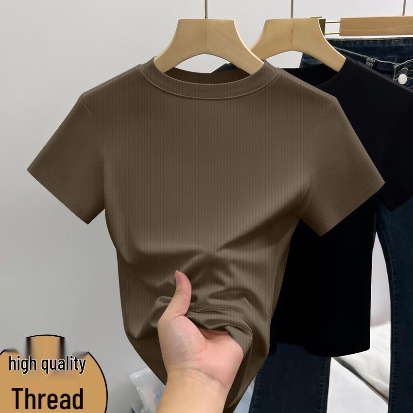Commuting Korean Style Girls Solid Color Slim Short Sleeve Ribbed Fashion Top XXL (125-140 lbs)
Commuting Korean Style Girls Solid Color Slim Short Sleeve Ribbed Fashion Top XXL (125-140 lbs)