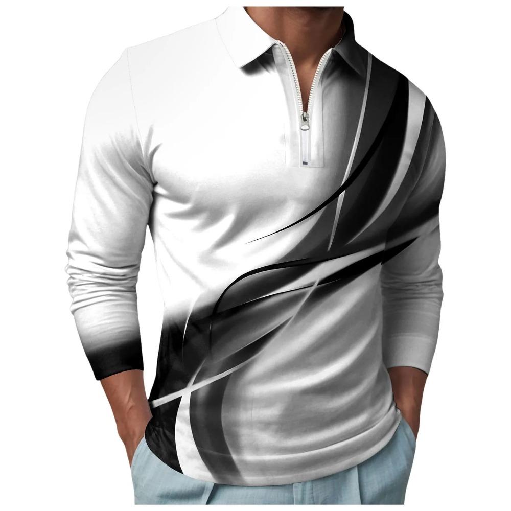 Мужская футболка-поло с принтом в стиле пэчворк, вентилируемая, с лацканами, для гольфа, мужская футболка, топ, удобная, на молнии, спортивная, с длинным рукавом, одежда 3XL
Мужская футболка-поло с принтом в стиле пэчворк, вентилируемая, с лацканами, для гольфа, мужская футболка, топ, удобная, на молнии, спортивная, с длинным рукавом, одежда 3XL