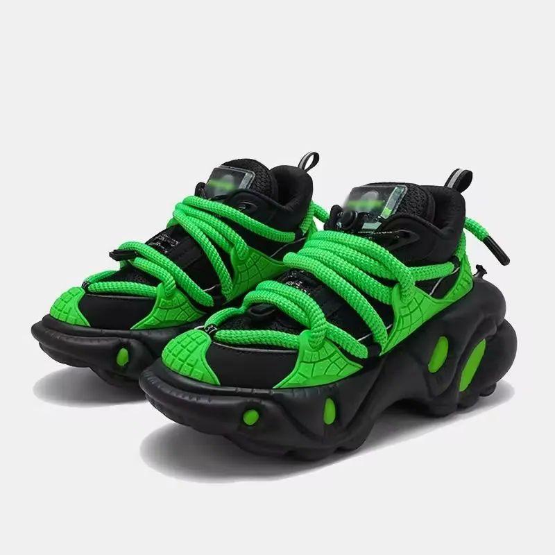 Fashion Super Soft Thick Sole Women/men Sport Shoes Lace Up Breathable Mesh Sneaker Casual Black/green Dad Shoes Platform Fashion Shoes women size 35
Fashion Super Soft Thick Sole Women/men Sport Shoes Lace Up Breathable Mesh Sneaker Casual Black/green Dad Shoes Platform Fashion Shoes women size 35