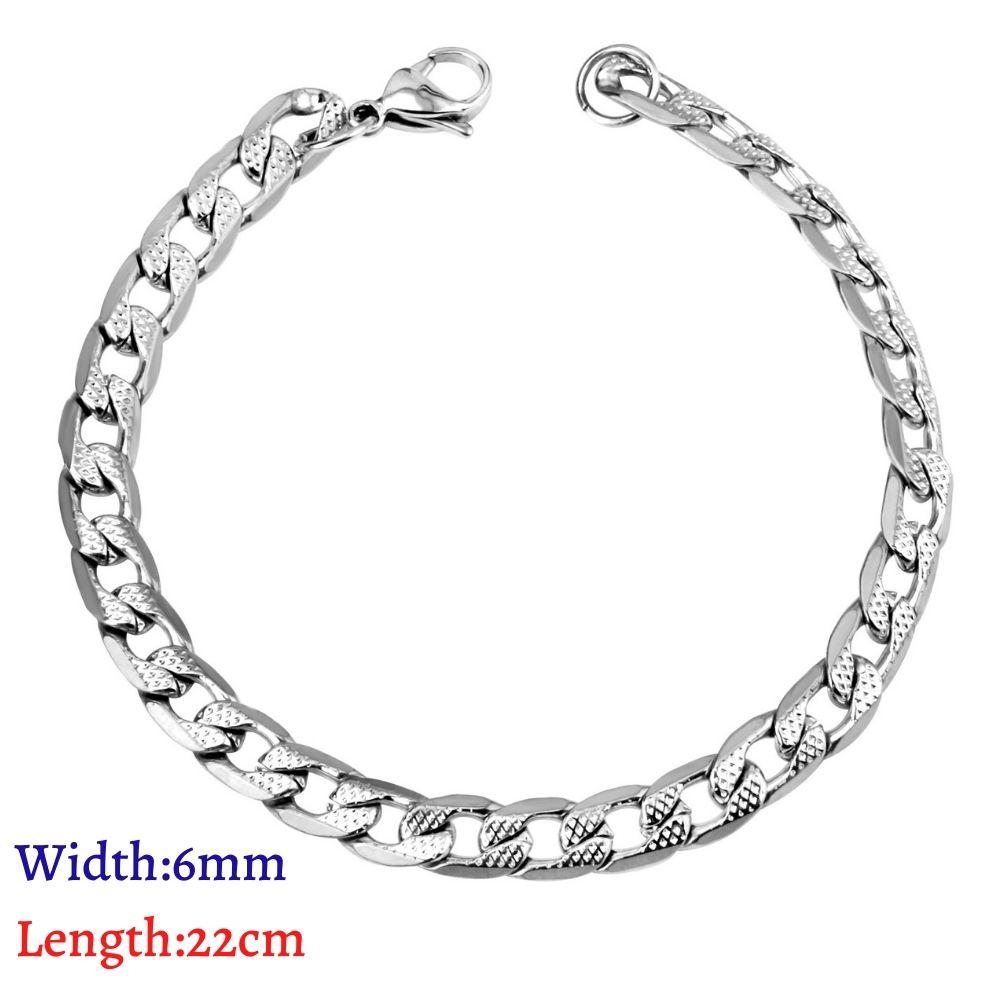 LUXUKISSKIDS Stainless Steel Couple Men/Woman Bracelets Fashion Curb Cuban Link Chains On Hand Rock Bracelet Wrist Jewelry Gifts
LUXUKISSKIDS Stainless Steel Couple Men/Woman Bracelets Fashion Curb Cuban Link Chains On Hand Rock Bracelet Wrist Jewelry Gifts