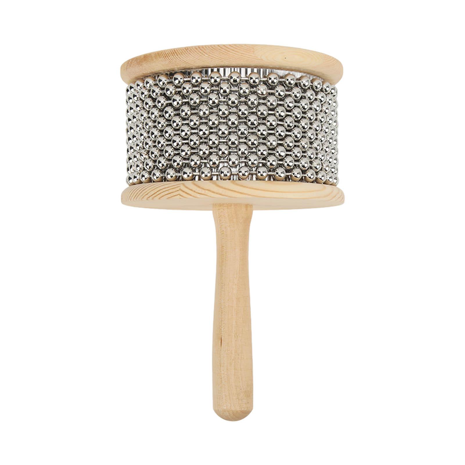 Wooden Cabasa Steel Ball Hand Cranked Toy Portable Children Teaching Musical InstrumentLarge
Wooden Cabasa Steel Ball Hand Cranked Toy Portable Children Teaching Musical InstrumentLarge