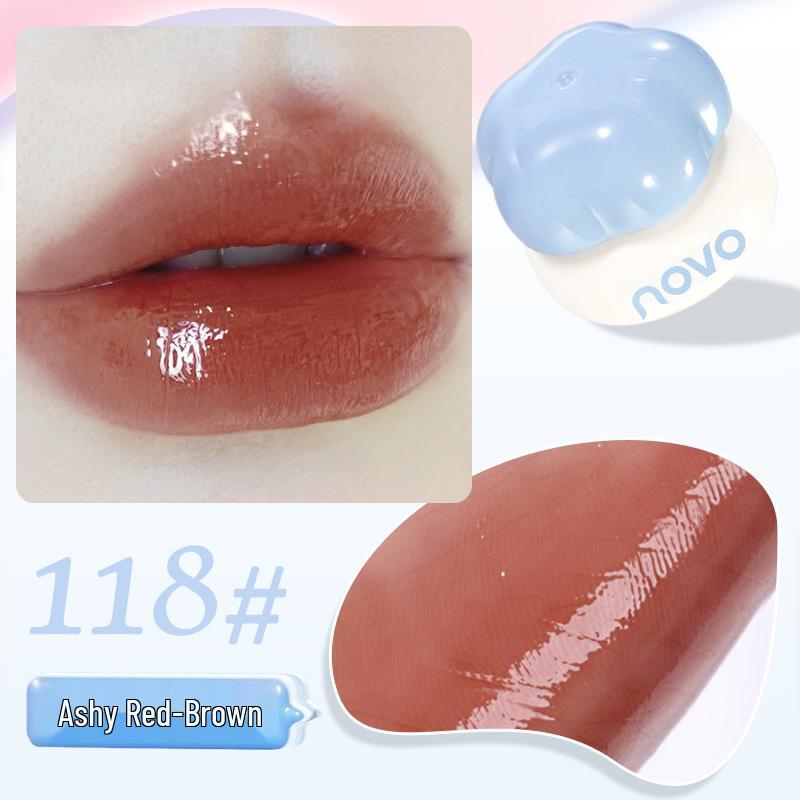 NOVO Lip Gloss: Watery Mirror Shine, Plumping Lip Oil, Skin-Brightening Gloss for Students or Parties.
NOVO Lip Gloss: Watery Mirror Shine, Plumping Lip Oil, Skin-Brightening Gloss for Students or Parties.