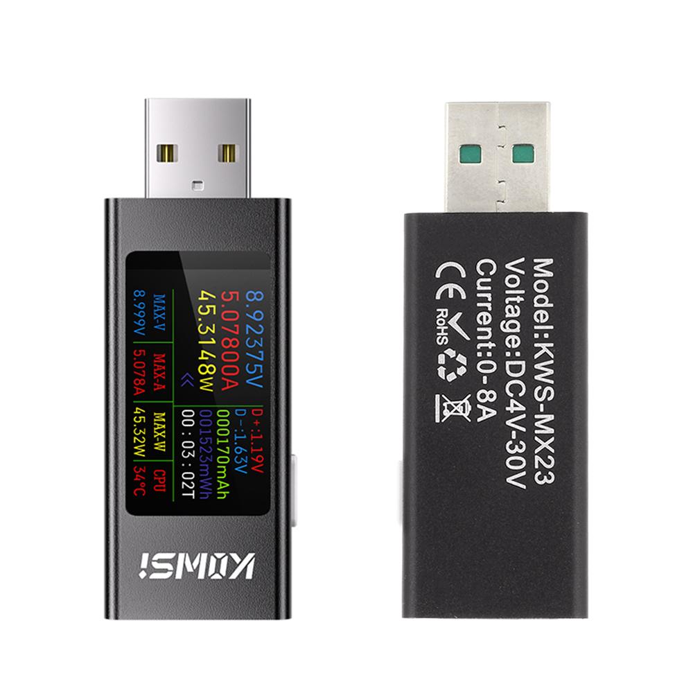 Type-c Multi-function Digital Display DC Voltage Ammeter Power Meter Cell Phone Charging Tester DC 4-30V 0-8A
Type-c Multi-function Digital Display DC Voltage Ammeter Power Meter Cell Phone Charging Tester DC 4-30V 0-8A