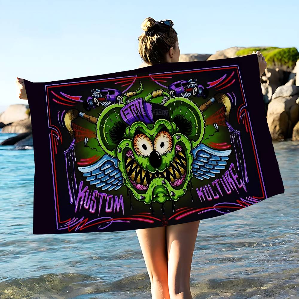 Cartoon R-Rat Cool F-Fink Microfiber Printed Beach Towel Mountain Climbing Yoga Beach Swimming Running Absorbent Soft Towel W40*H60(CM)
Cartoon R-Rat Cool F-Fink Microfiber Printed Beach Towel Mountain Climbing Yoga Beach Swimming Running Absorbent Soft Towel W40*H60(CM)