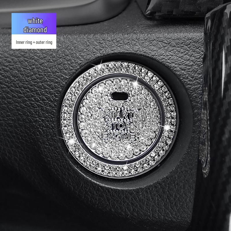 Universal Car Ignition Button Diamond Inlay Decorative Sticker
Universal Car Ignition Button Diamond Inlay Decorative Sticker