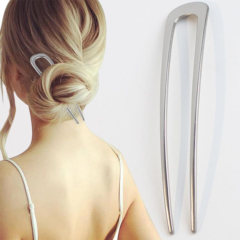 2pcs New Simple U Shaped Hair Forks Hairpin Metal Hair Sticks Geometric Hairclips Fashion Hair Accessories Women Headwear Decor
2pcs New Simple U Shaped Hair Forks Hairpin Metal Hair Sticks Geometric Hairclips Fashion Hair Accessories Women Headwear Decor