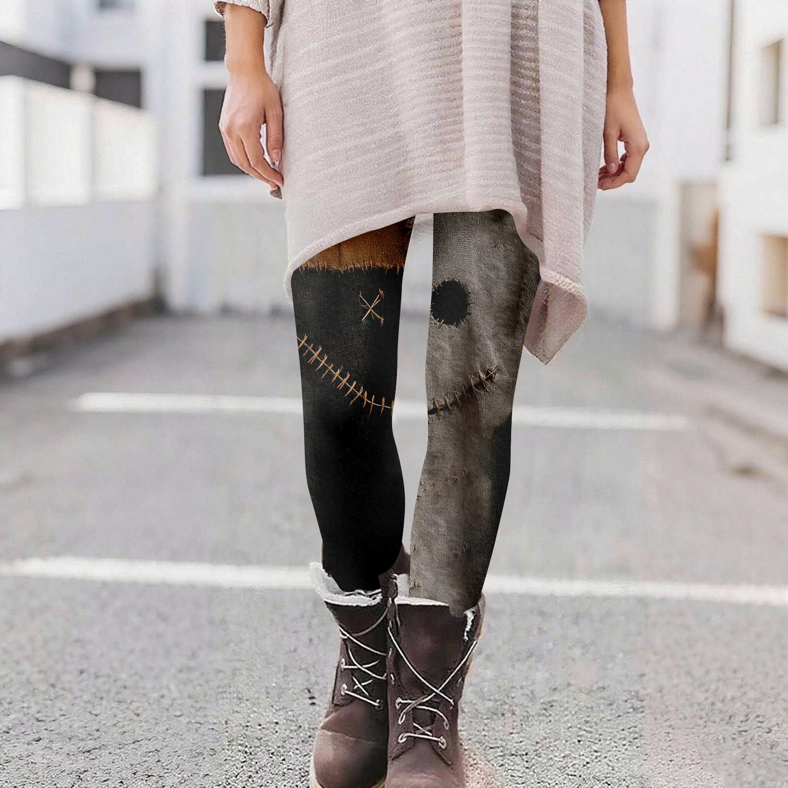 Женские повседневные модные уличные брюки для йоги с принтом на Хэллоуин, облегающие эластичные укороченные брюки L
Женские повседневные модные уличные брюки для йоги с принтом на Хэллоуин, облегающие эластичные укороченные брюки L