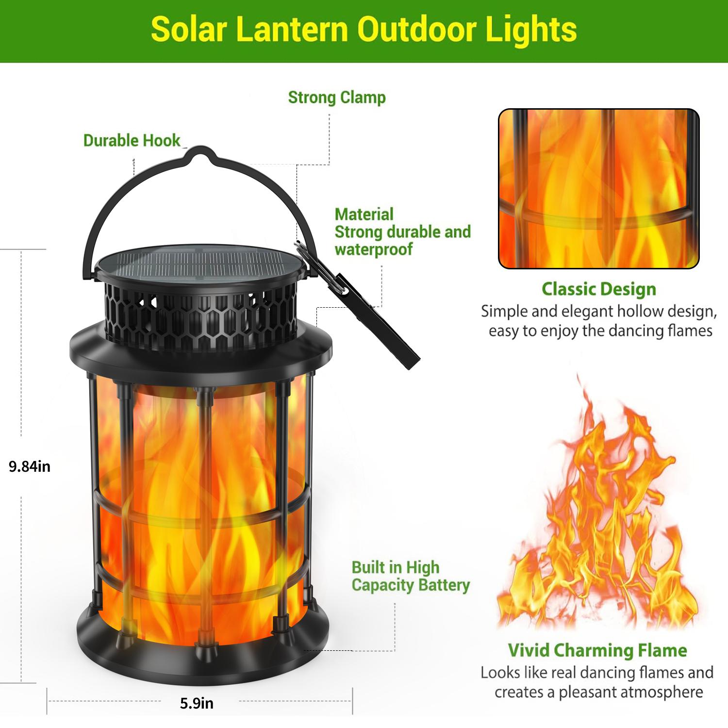 NEW Dancing Flame Solar Lantern LED Flickering Flame Light Solar Landscape Fence Light Waterproof Porch Pathway Tree Backyard D
NEW Dancing Flame Solar Lantern LED Flickering Flame Light Solar Landscape Fence Light Waterproof Porch Pathway Tree Backyard D