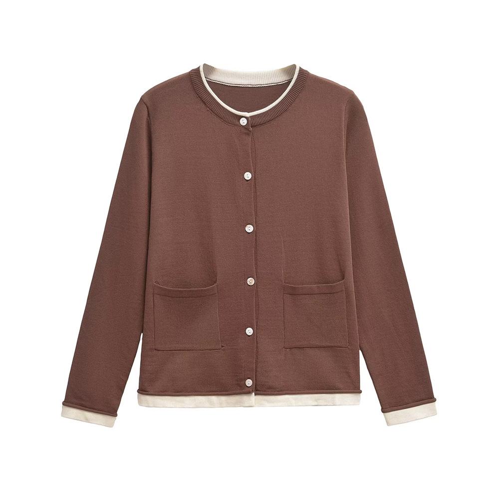 2024 Women s Autumn/Winter Knitted Sweater - European & American Style Round Neck Solid Color Loose Cardigan Medium коричневий
2024 Women s Autumn/Winter Knitted Sweater - European & American Style Round Neck Solid Color Loose Cardigan Medium коричневий