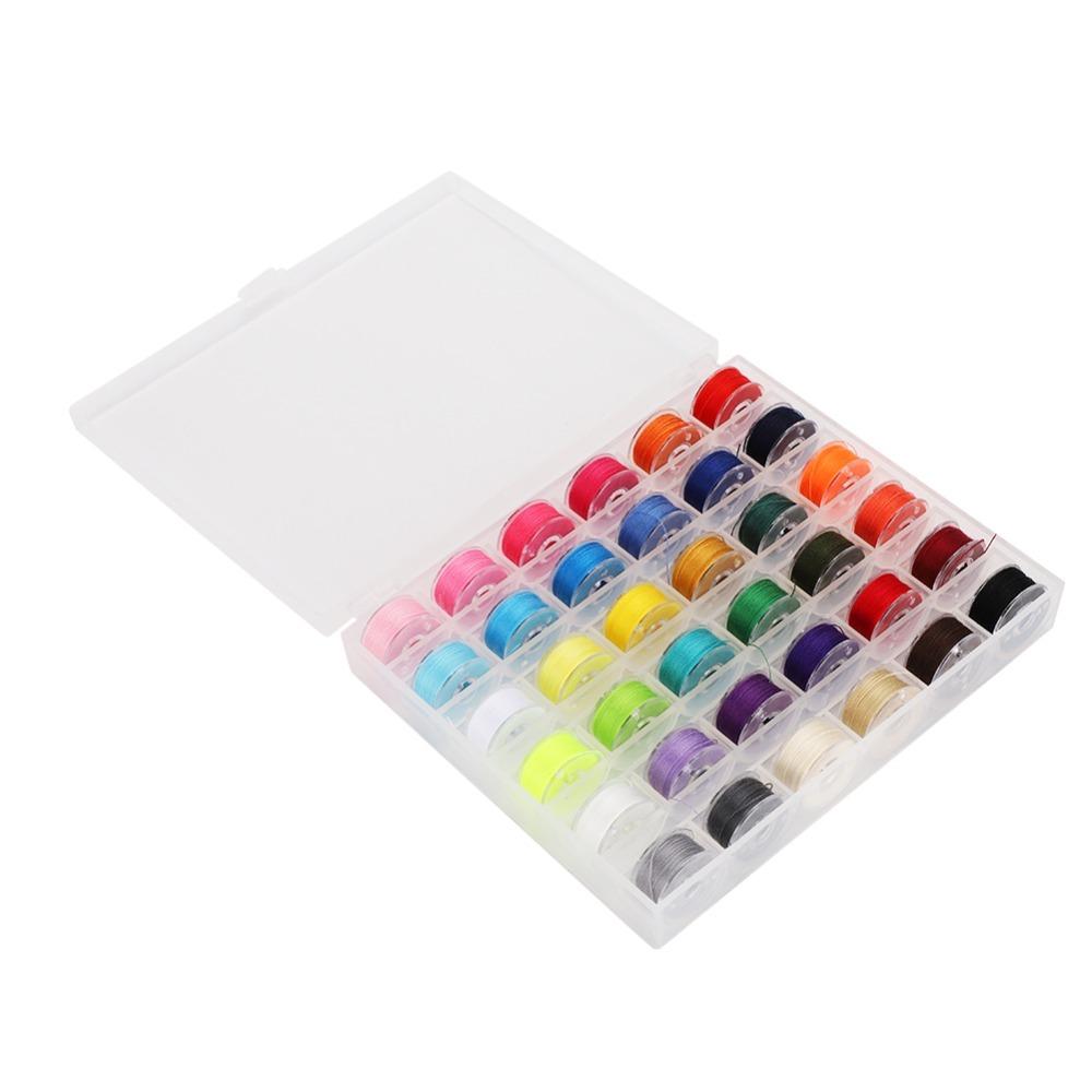 Sewing Accessories Plastic Sewing Threads 36 Grids Colorful Pre-Wound Bobbins Standard Size Bobbin Thread Set Hand Stitching
Sewing Accessories Plastic Sewing Threads 36 Grids Colorful Pre-Wound Bobbins Standard Size Bobbin Thread Set Hand Stitching