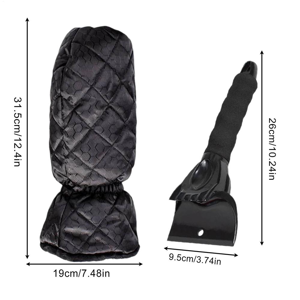 Snow Brush For Car Glove And Snow Scraper For Car Automotive Tools Remover Shovel For Winter Door Windshield Exterior Cleaning чорний
Snow Brush For Car Glove And Snow Scraper For Car Automotive Tools Remover Shovel For Winter Door Windshield Exterior Cleaning чорний
