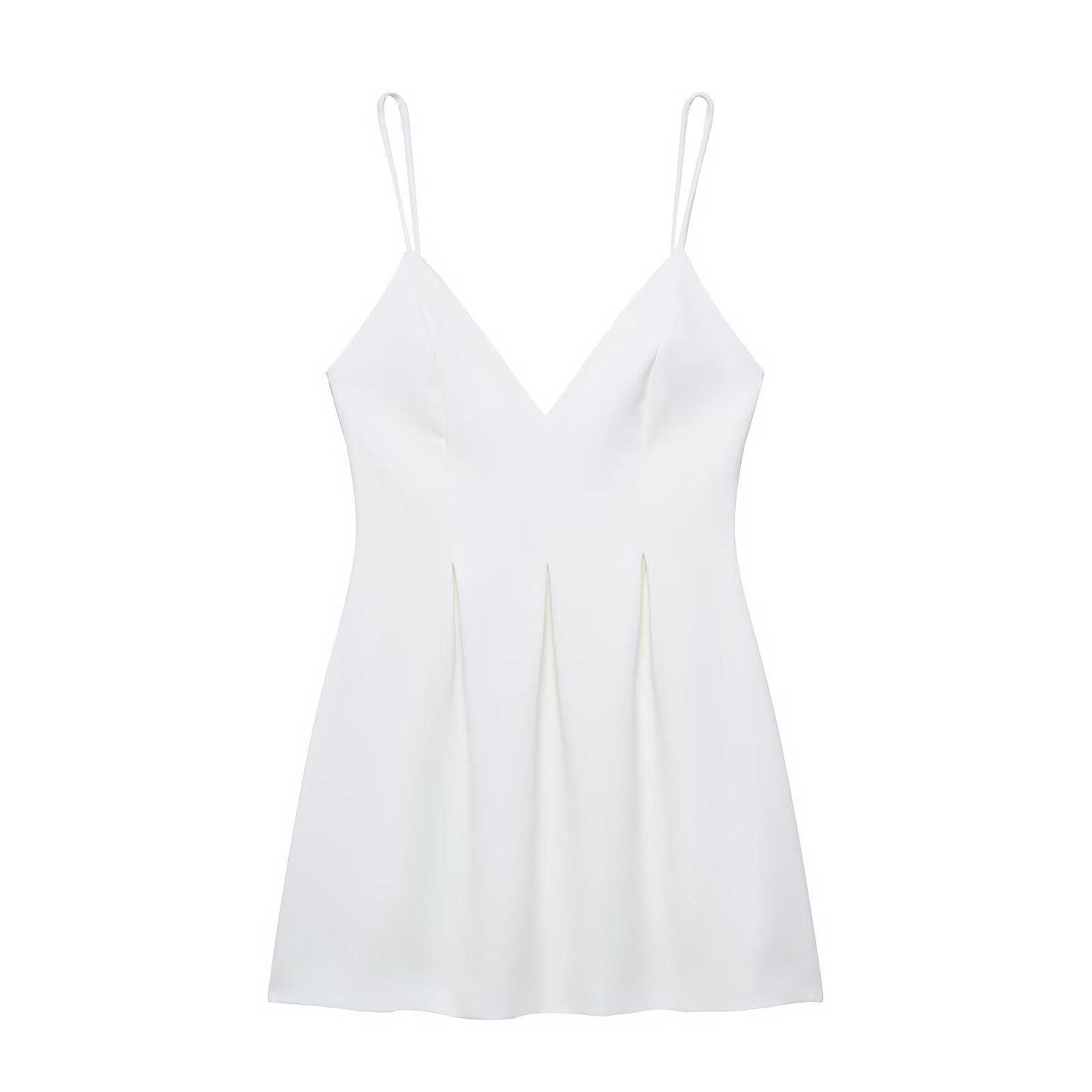 TAOP&ZA Women s White Spaghetti Strap Slimming Dress - Spring/Summer Collection Extra Small
TAOP&ZA Women s White Spaghetti Strap Slimming Dress - Spring/Summer Collection Extra Small