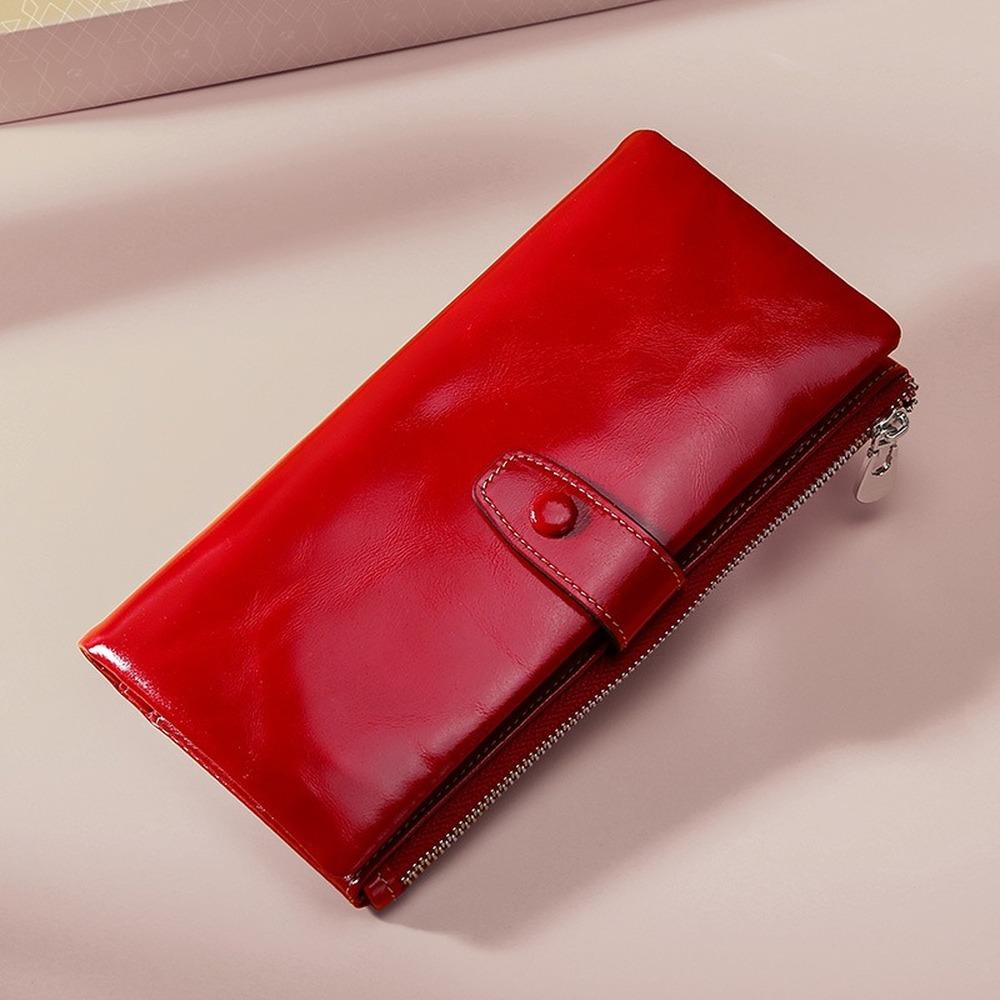 Женский кошелек RFID, первый слой из коровьей кожи, деловой длинный женский кошелек в стиле ретро, кожаная сумка с воском и маслом бордовый
Женский кошелек RFID, первый слой из коровьей кожи, деловой длинный женский кошелек в стиле ретро, кожаная сумка с воском и маслом бордовый