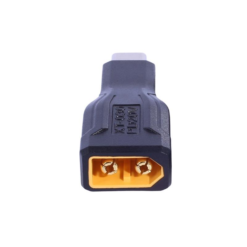 USB C to XT60 Adapter 20V 5A Type C to XT60 Charging Connector for Car FPV Drones Energy Storage Power Outdoor Transfer
USB C to XT60 Adapter 20V 5A Type C to XT60 Charging Connector for Car FPV Drones Energy Storage Power Outdoor Transfer
