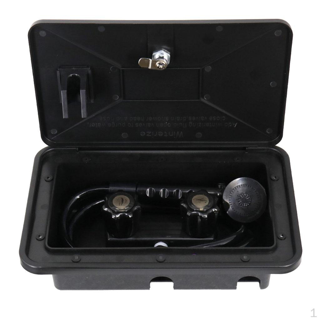 RV Exterior Spray Box with Hand Held Sprayer for Boat Campers
RV Exterior Spray Box with Hand Held Sprayer for Boat Campers
