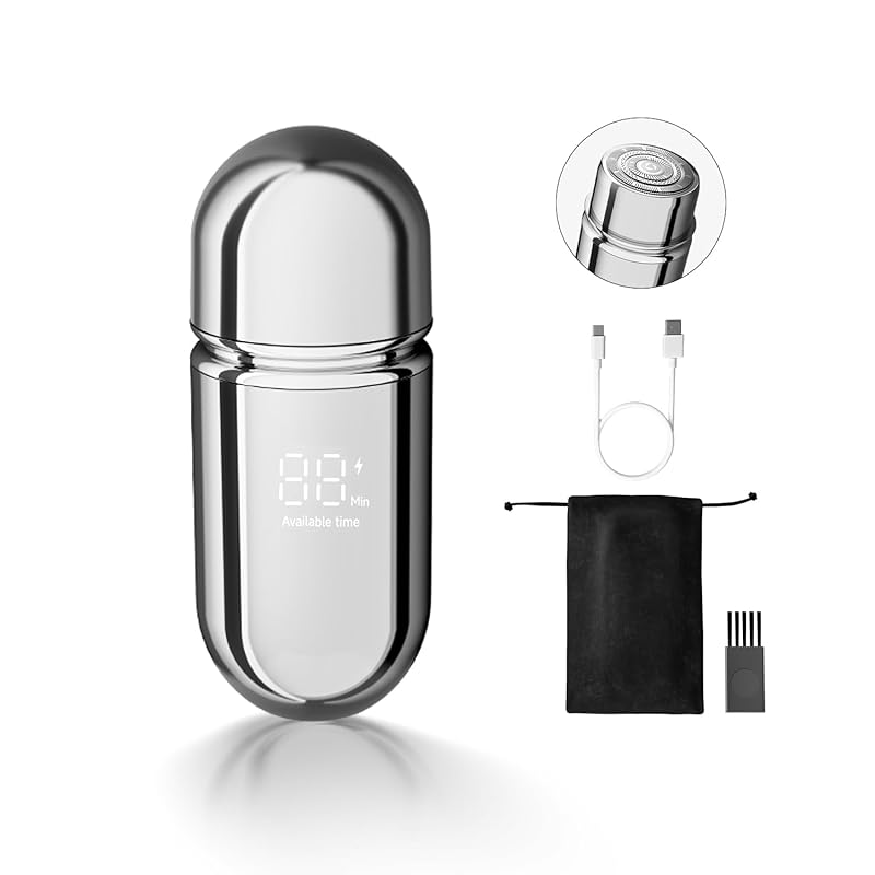 PLUZZ small electric shaver men s portable mini razor - Portable electric shaver for men Type-C rechargeable Travel/Business trip/Office home/Car
PLUZZ small electric shaver men s portable mini razor - Portable electric shaver for men Type-C rechargeable Travel/Business trip/Office home/Car