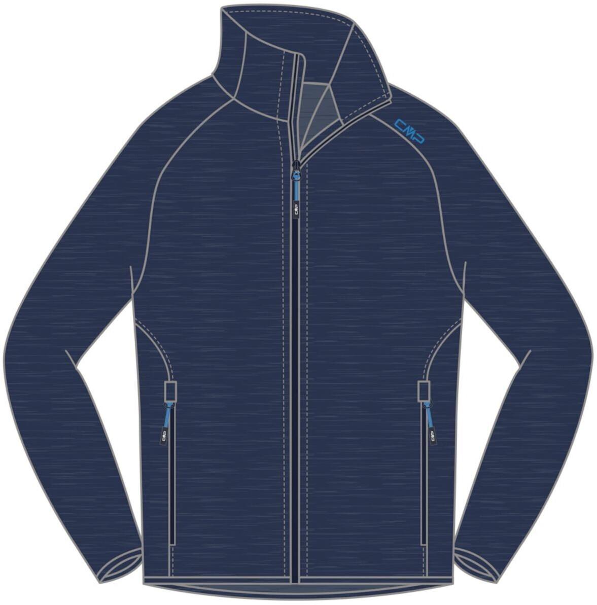 Куртка мужская CMP из меланжевого стрейчевого флиса (30E9707) мужская (30E9707) синяя mel/river 56
Куртка мужская CMP из меланжевого стрейчевого флиса (30E9707) мужская (30E9707) синяя mel/river 56