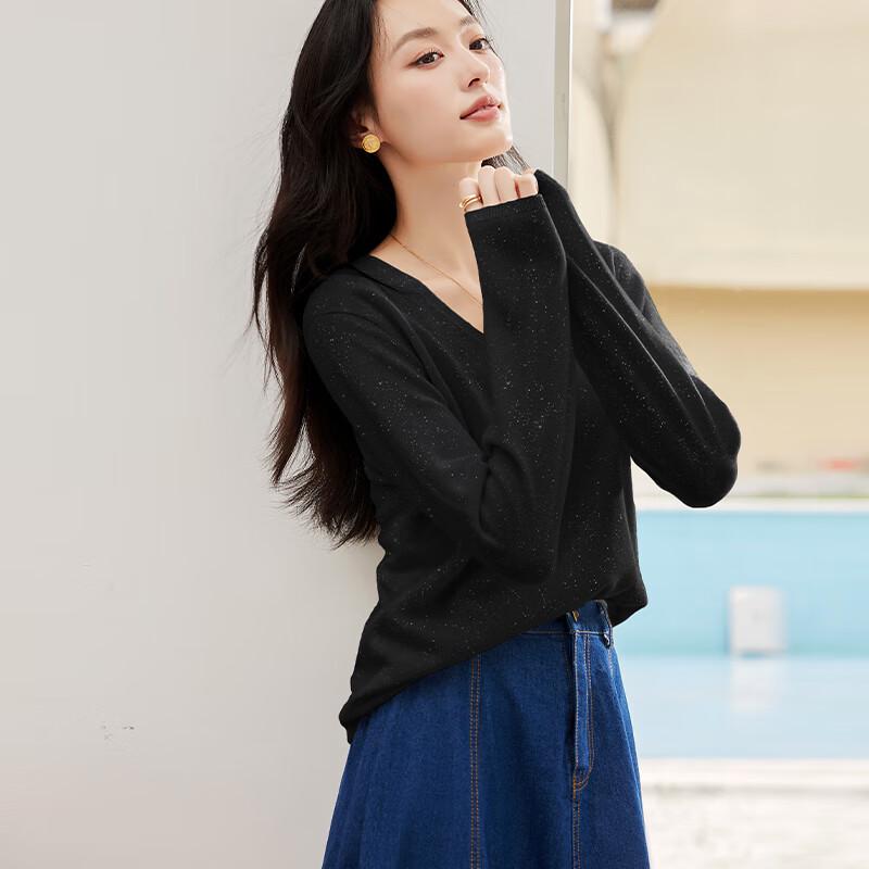 VICTORIA&VERA Women s 100% Wool Fine Glitter V-Neck Sweater XL
VICTORIA&VERA Women s 100% Wool Fine Glitter V-Neck Sweater XL