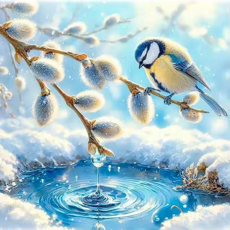 GATYZTORY Bird Diamond Embroidery Animal Painting Winter Acrylic Craft Supplies DIY Diamond Mosaic New Arrival Wall Decor Full Round 25x25cm білий
GATYZTORY Bird Diamond Embroidery Animal Painting Winter Acrylic Craft Supplies DIY Diamond Mosaic New Arrival Wall Decor Full Round 25x25cm білий