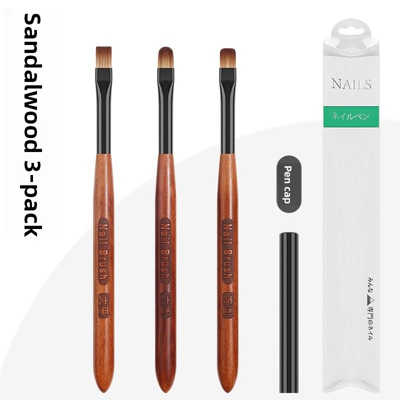3Pcs/set Sandalwood Nail Pen Large Nail Tips Pen Brush Round Flat Head Pen Nail Art Tool
3Pcs/set Sandalwood Nail Pen Large Nail Tips Pen Brush Round Flat Head Pen Nail Art Tool
