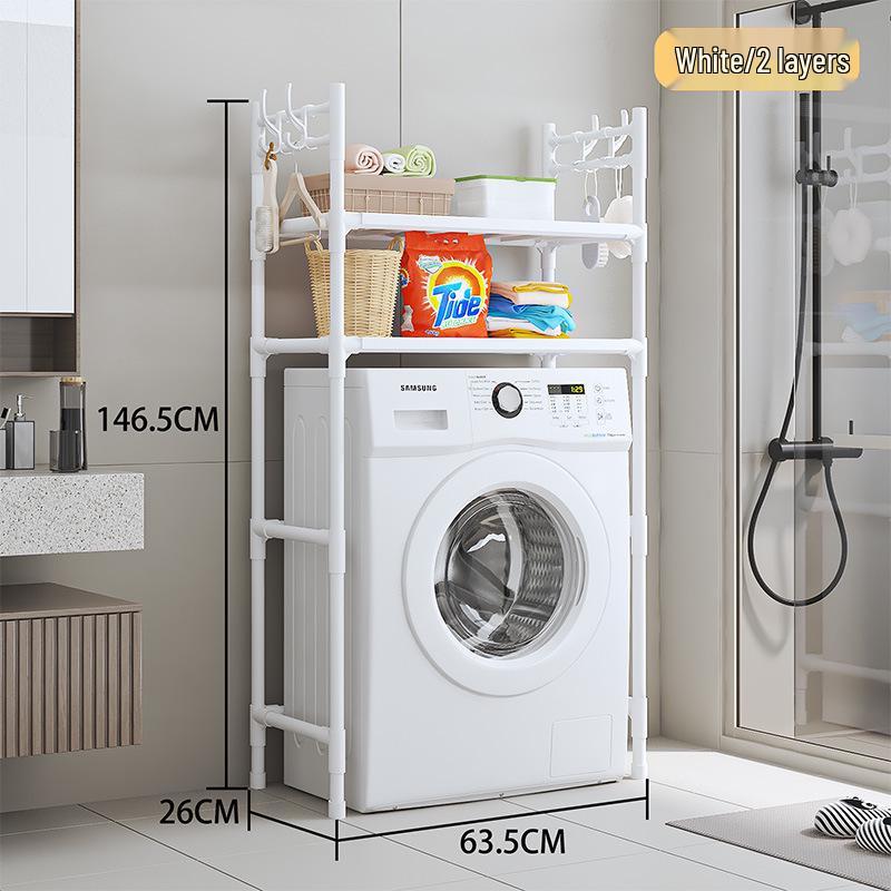 Multi-functional Floor-standing Large Capacity Storage Rack: Space-saving, Punch-free, Thickened Design for Household Laundry Rooms.
Multi-functional Floor-standing Large Capacity Storage Rack: Space-saving, Punch-free, Thickened Design for Household Laundry Rooms.