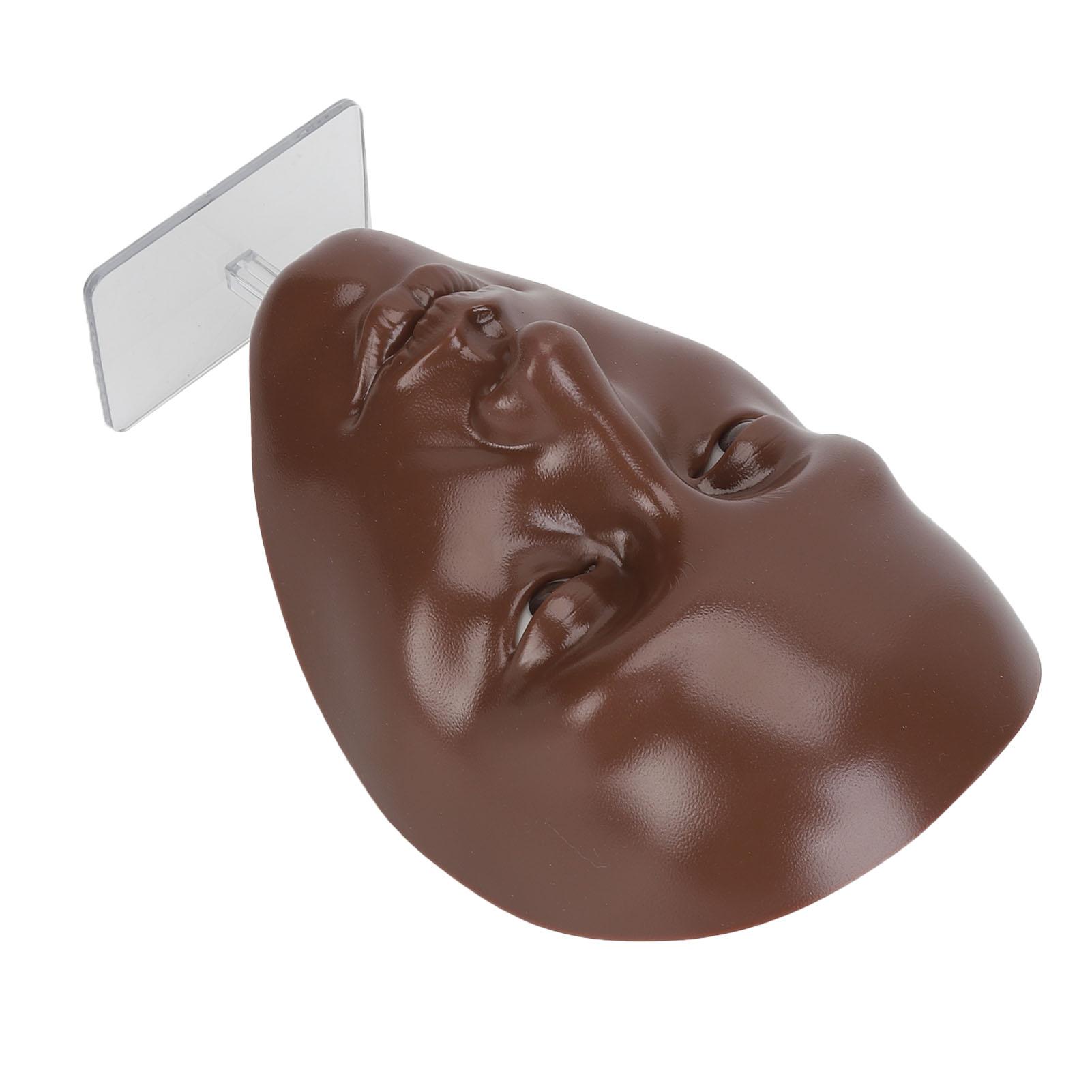 5D Silicone Makeup Practice Face Teaching Face Eye Cosmetic Mannequin Board for Cosmetology Black чёрный
5D Silicone Makeup Practice Face Teaching Face Eye Cosmetic Mannequin Board for Cosmetology Black чёрный