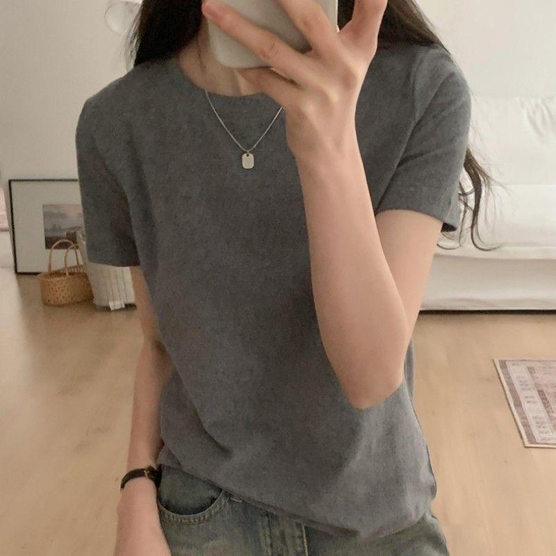 Shoulder Black Loose Spring & Fall Inner Wear Short-Sleeved T-shirt
Shoulder Black Loose Spring & Fall Inner Wear Short-Sleeved T-shirt