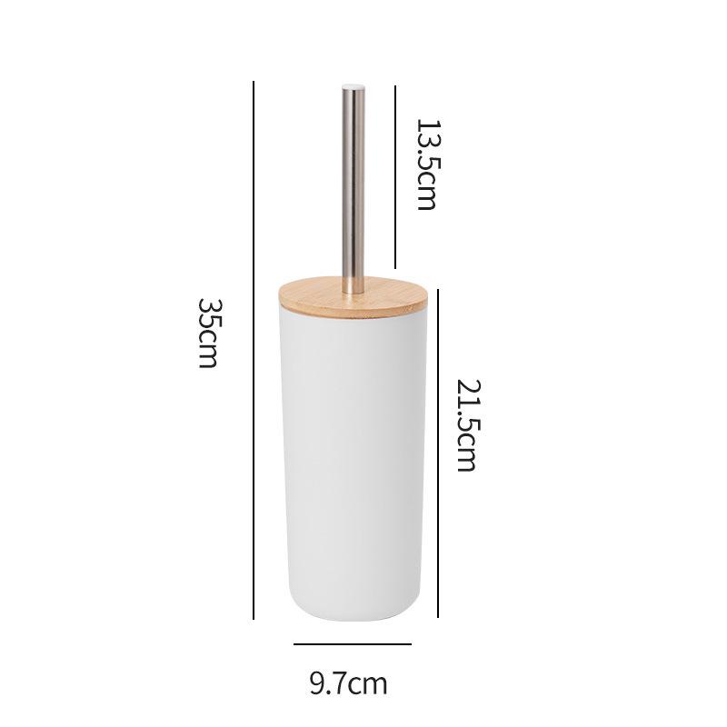 *Bamboo Lid Toilet Brush with Non-Corner Design for Bathroom Cleaning*
*Bamboo Lid Toilet Brush with Non-Corner Design for Bathroom Cleaning*