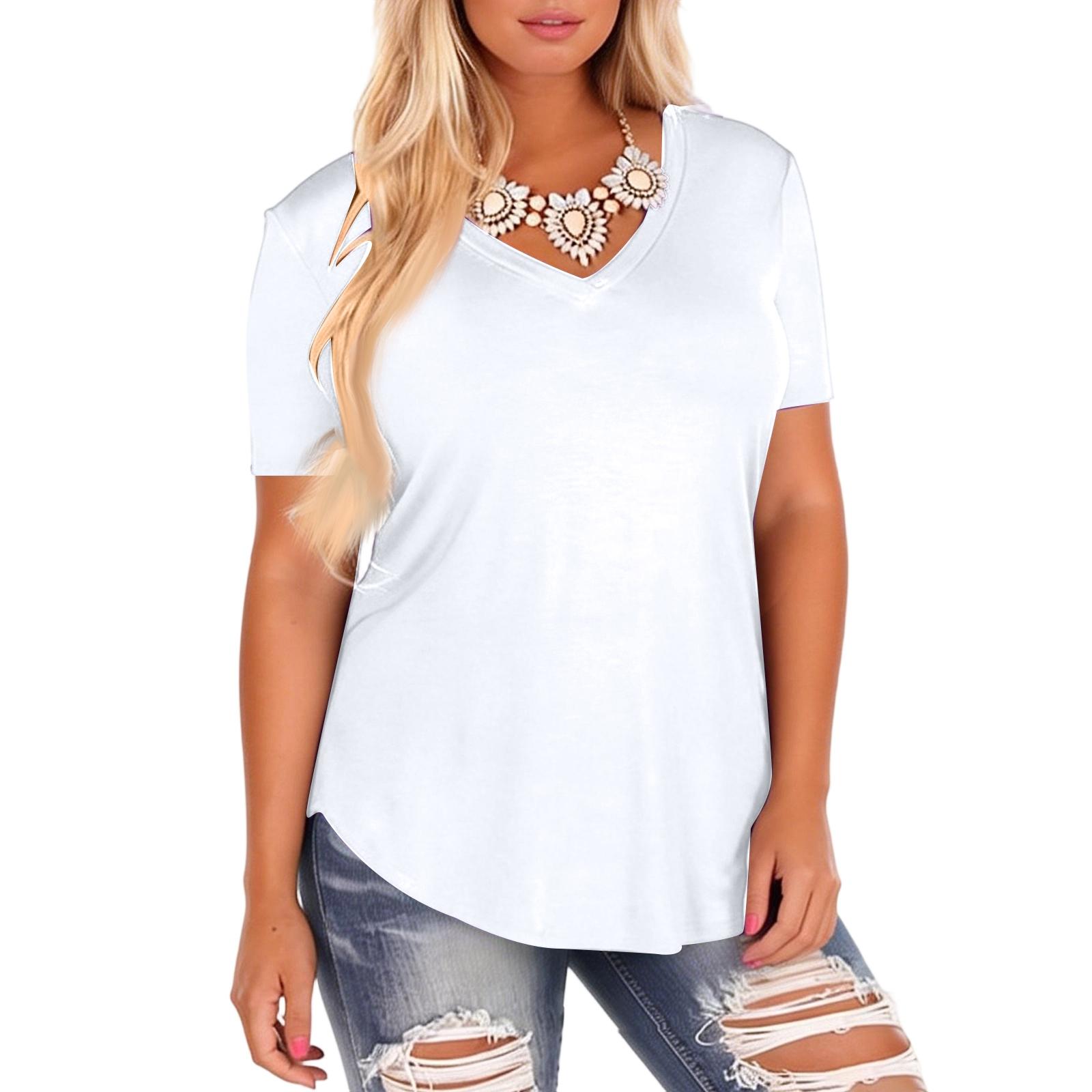 Women s Fashionable Short Sleeve Elegant Commuting And Casual Top XXXXL білий
Women s Fashionable Short Sleeve Elegant Commuting And Casual Top XXXXL білий