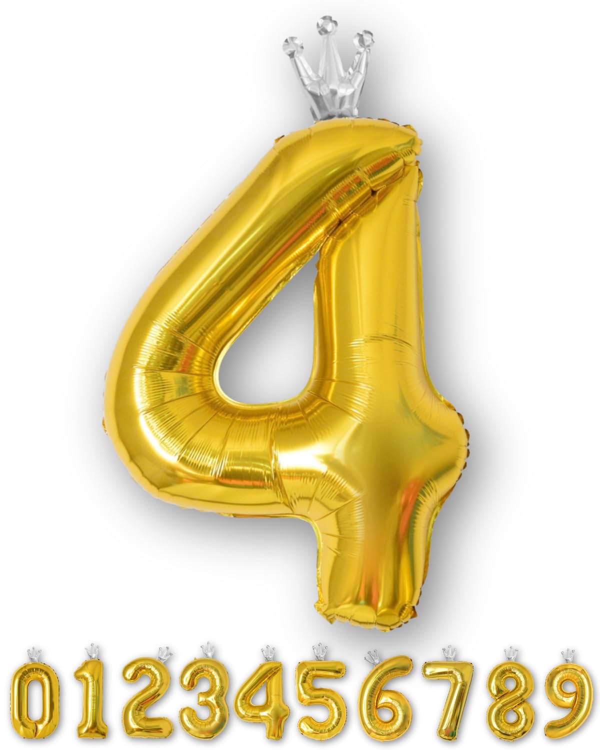 La Kissa Balloon Number Birthday Decoration Balloon 40-inch Large Number Balloon Crown Straw 90cm Anniversary Gold Crown 4
La Kissa Balloon Number Birthday Decoration Balloon 40-inch Large Number Balloon Crown Straw 90cm Anniversary Gold Crown 4